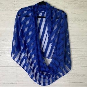 🌈 striped infinity scarf